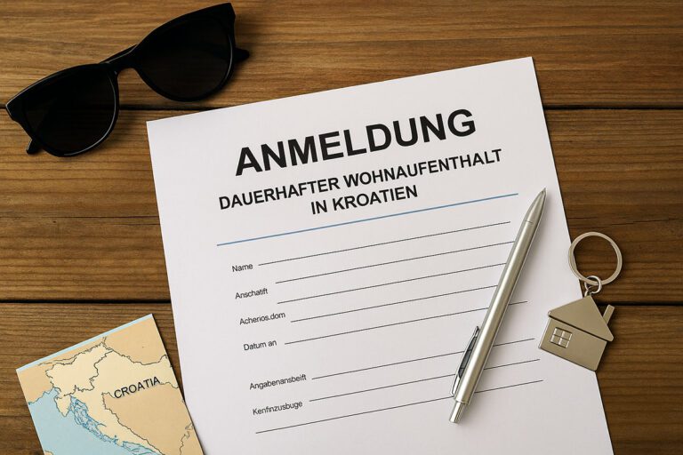 Mehr über den Artikel erfahren Dauerhaft in Kroatien wohnen – So funktioniert die Anmeldung