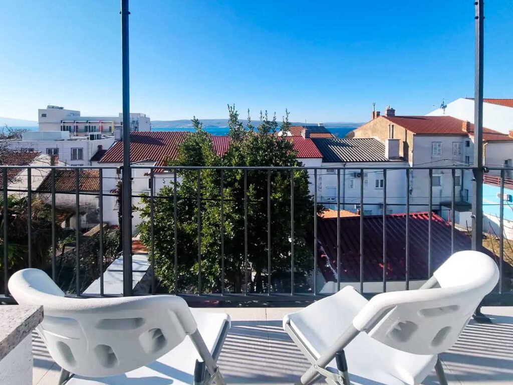 Moderne und sonnige Wohnung mit Meerblick in Crikvenica